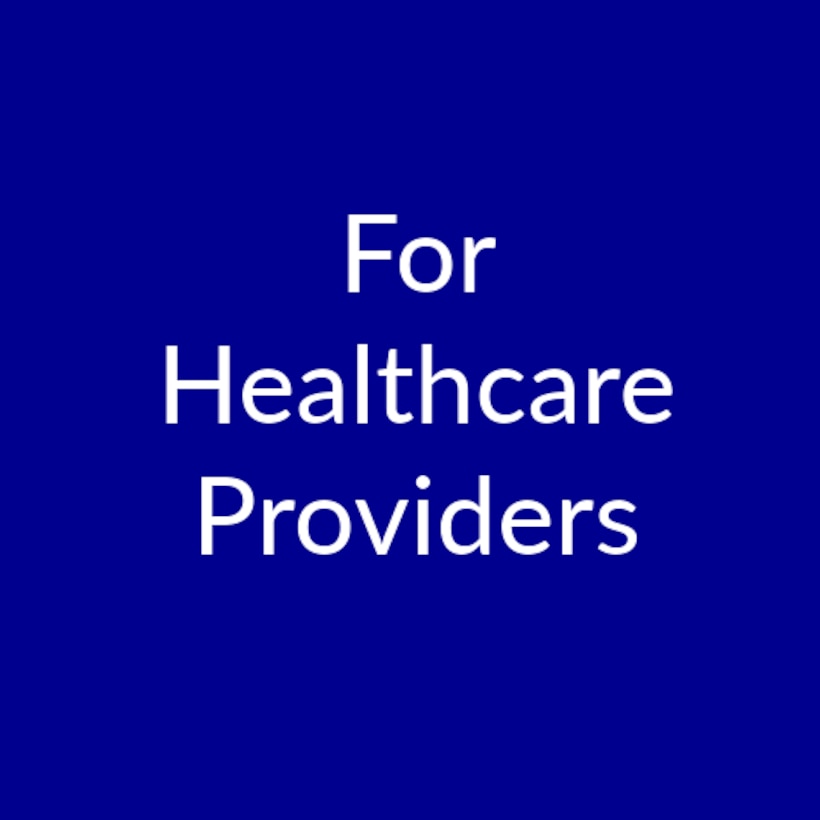 Website button reads "For Healthcare Providers"