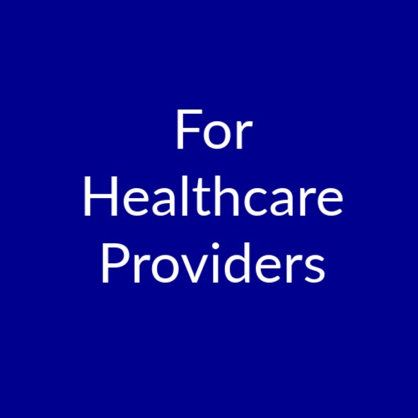 Website button reads "For Healthcare Providers"