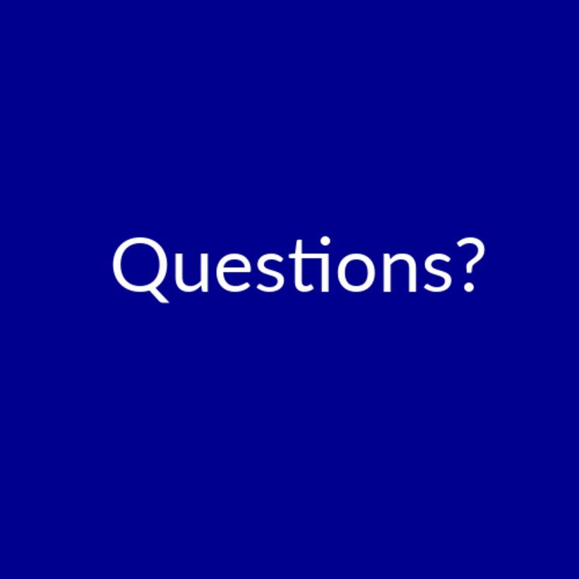 Website button reads "Questions?"
