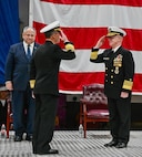 Secretary of the Navy Carlos Del Toro delivered remarks at the U.S. Second Fleet and Joint Forces Command (JCF) Norfolk change of command and change of directorship, Jan 12. Vice Adm. Douglas Perry relieved Vice Adm. Daniel Dwyer as Commander, U.S. Second Fleet and Commander, Joint Forces Command Norfolk in a ceremony aboard USS Harry S. Truman (CVN 75).