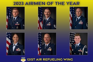 The 121st Air Refueling Wing Outstanding Airmen of the Year