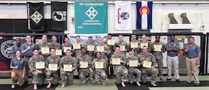 8th Combat Training Squadron and 4th Space Operations Squadron Guardians graduate from Fort Carson basic combatives course, Dec. 15, 2023.