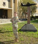 An Airman posing.