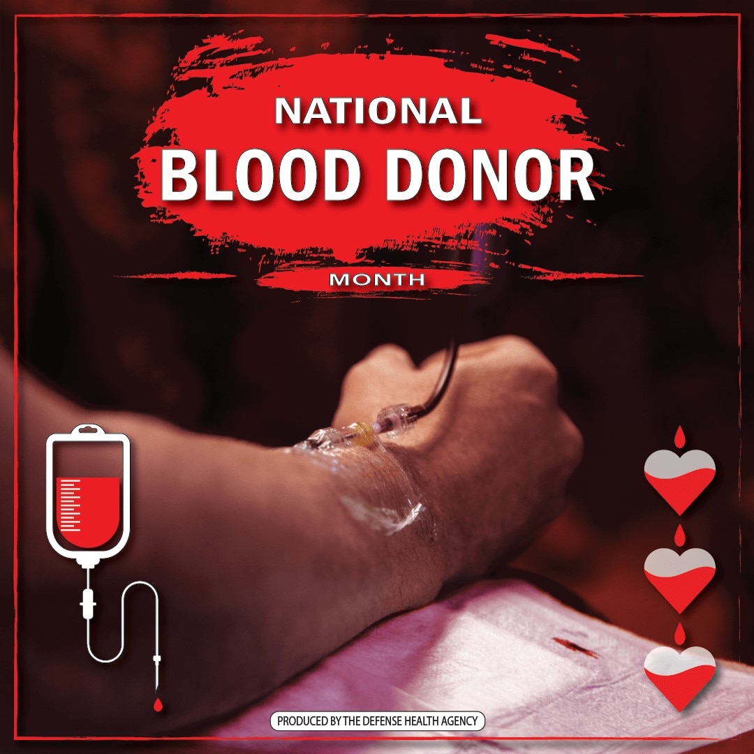January is National Blood Donor Month, an observance to encourage people to consider donating blood and blood products.