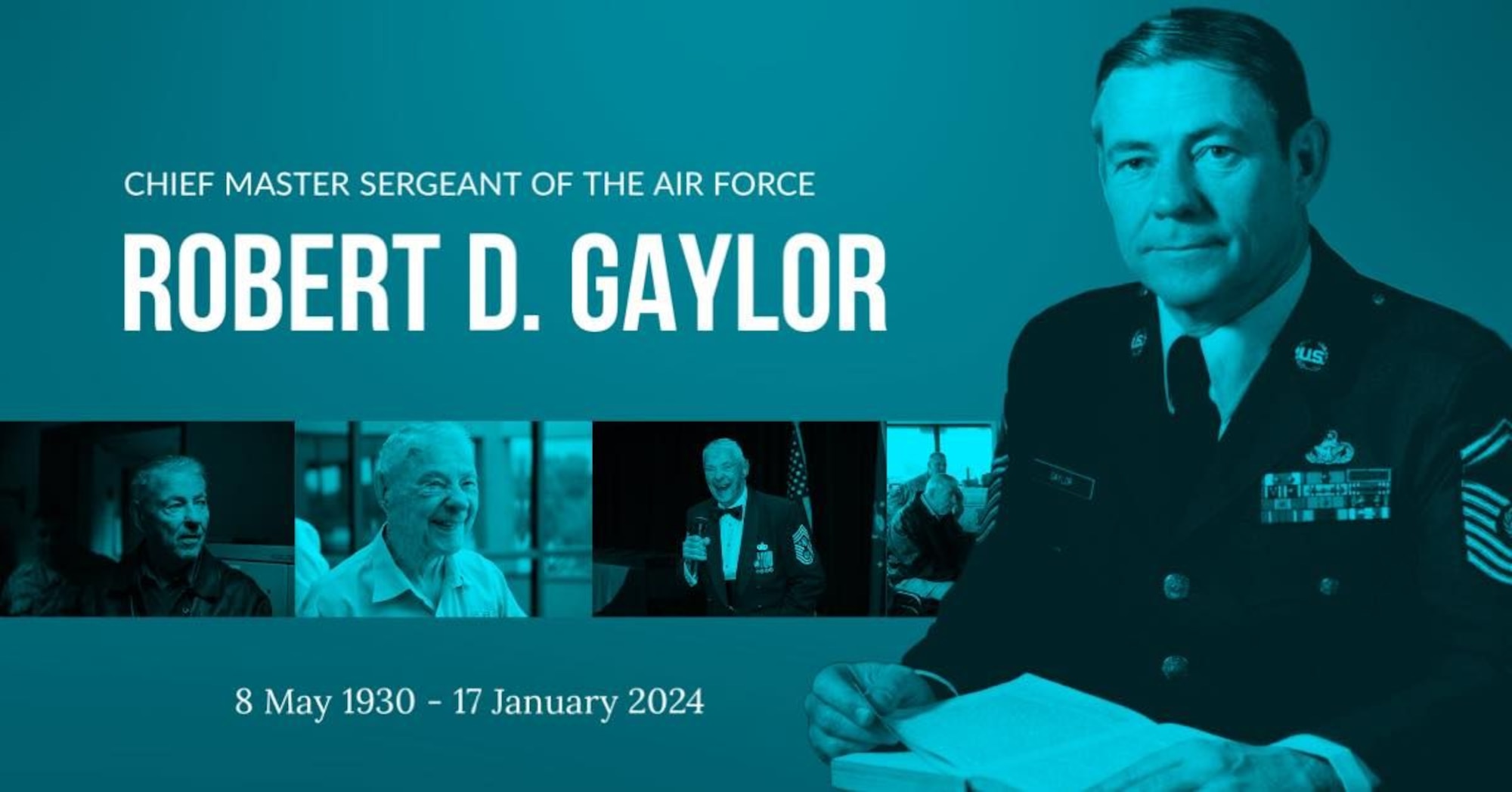 Robert D. Gaylor, the fifth Chief Master Sergeant of the Air Force, passed away Jan. 17, at the age of 93. Among his numerous achievements as CMSAF, he played a significant role in the creation of the Air Force’s new maternity uniform and pushed for a policy change allowing junior enlisted Airmen undergoing a permanent change of station to transport their families at the government’s expense. (U.S. Air Force photo)
