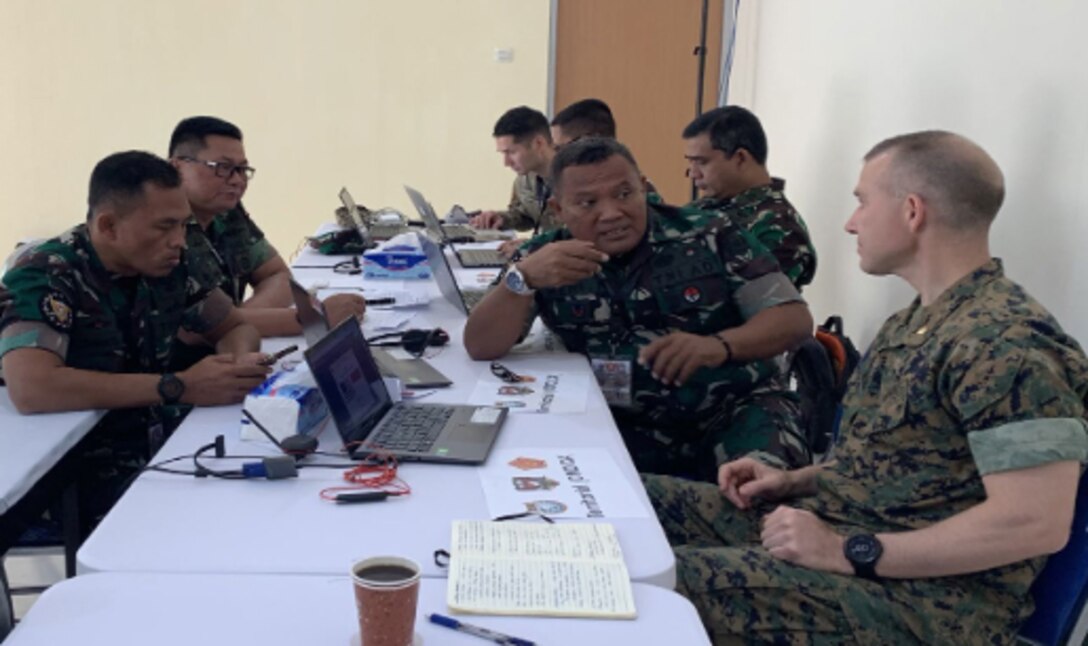 1st Civil Affairs Group Marines support Super Garuda Shield 23
