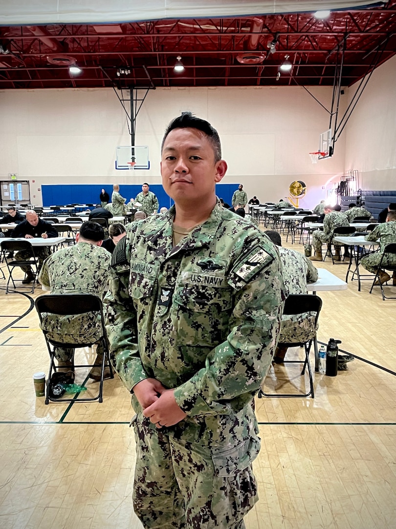 CPO Advancement Exam hopes for NMCSD Sailor Naval Medical Center