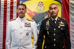 Adm. John C. Aquilino, Commander of U.S. Indo-Pacific Command, joins Gen. Chalermphon Srisawasdi, former Royal Thai Armed Forces (RTARF) Chief of Defence, at a ceremony to present him with the Legion of Merit in Bangkok on Jan. 18, 2024. The Legion of Merit is the highest accolade that the U.S. can bestow upon a foreign leader; it is reserved for individuals who have shown exceptionally meritorious conduct in the performance of outstanding services. USINDOPACOM is committed to enhancing stability in the Indo-Pacific region by promoting security cooperation, encouraging peaceful development, responding to contingencies, deterring aggression and, when necessary, fighting to win. (U.S. Navy photo by Chief Mass Communication Specialist Shannon M. Smith)