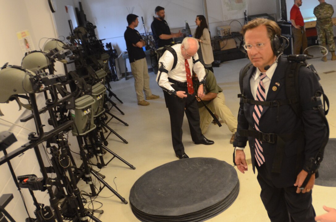 Rep. Brat visits, tours Fort Pickett