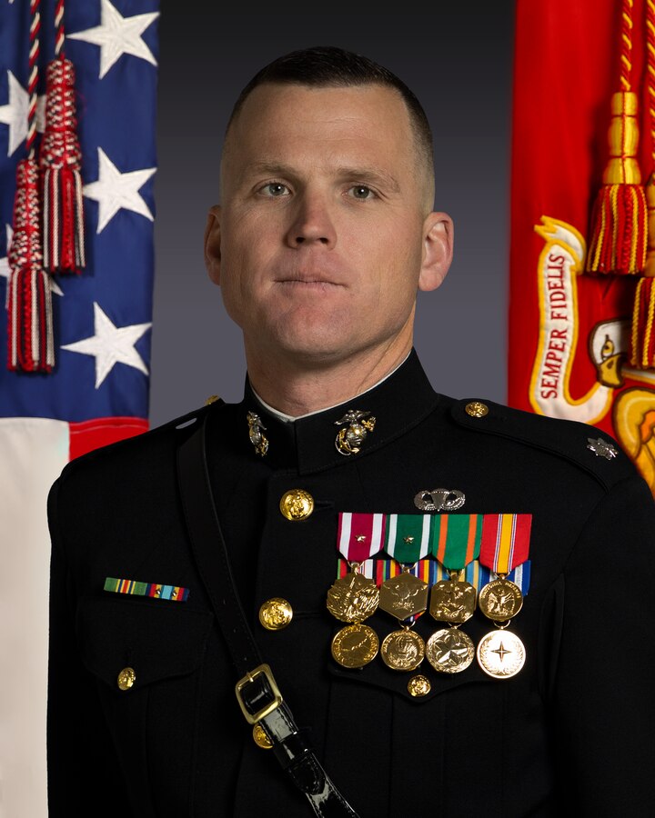 Lt. Col Anness Command Board Photo