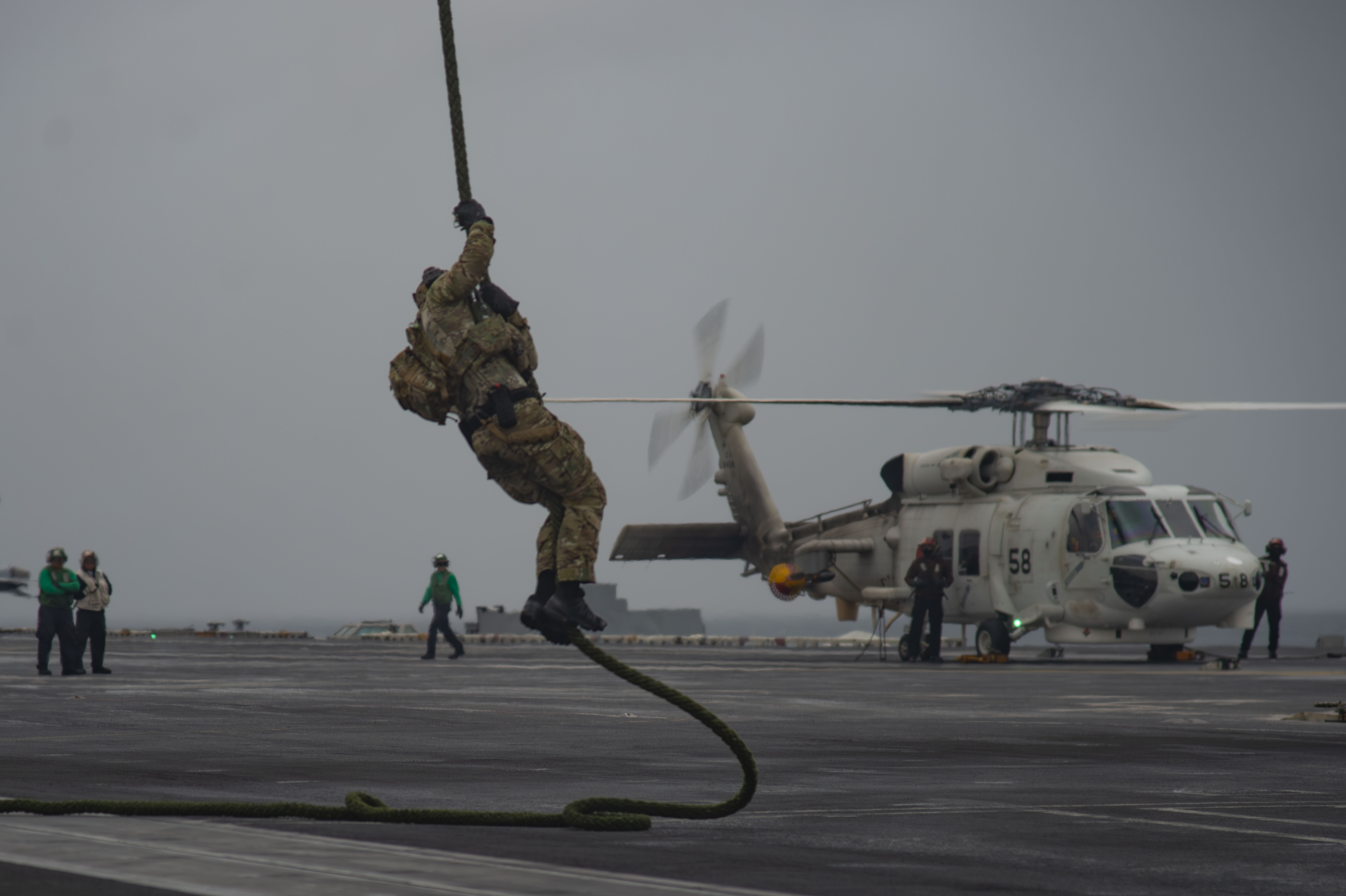 NSW Conducts Operations Aboard USS Carl Vinson