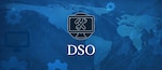 Blue Banner with the letters DSO in white under a shield with hammer and wrench crossed on it.
