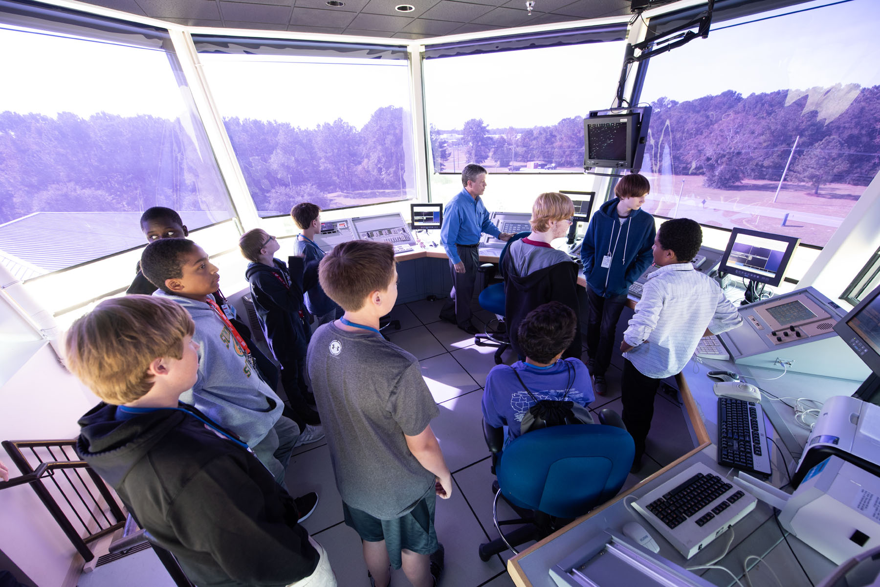 Students visit NIWC Atlantic ATC Training Center