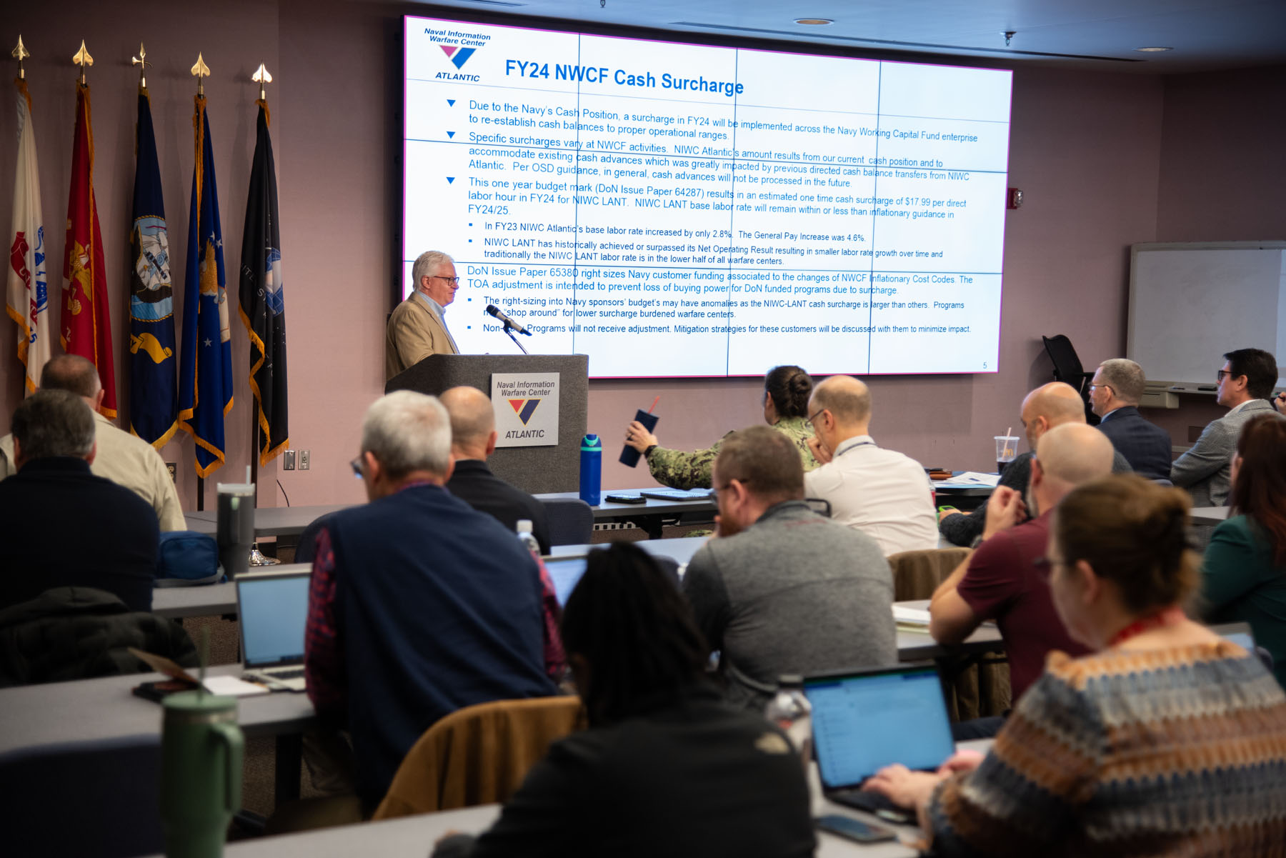 NIWC Atlantic employees attend the 2024 Leadership Development Workshop (LDW)