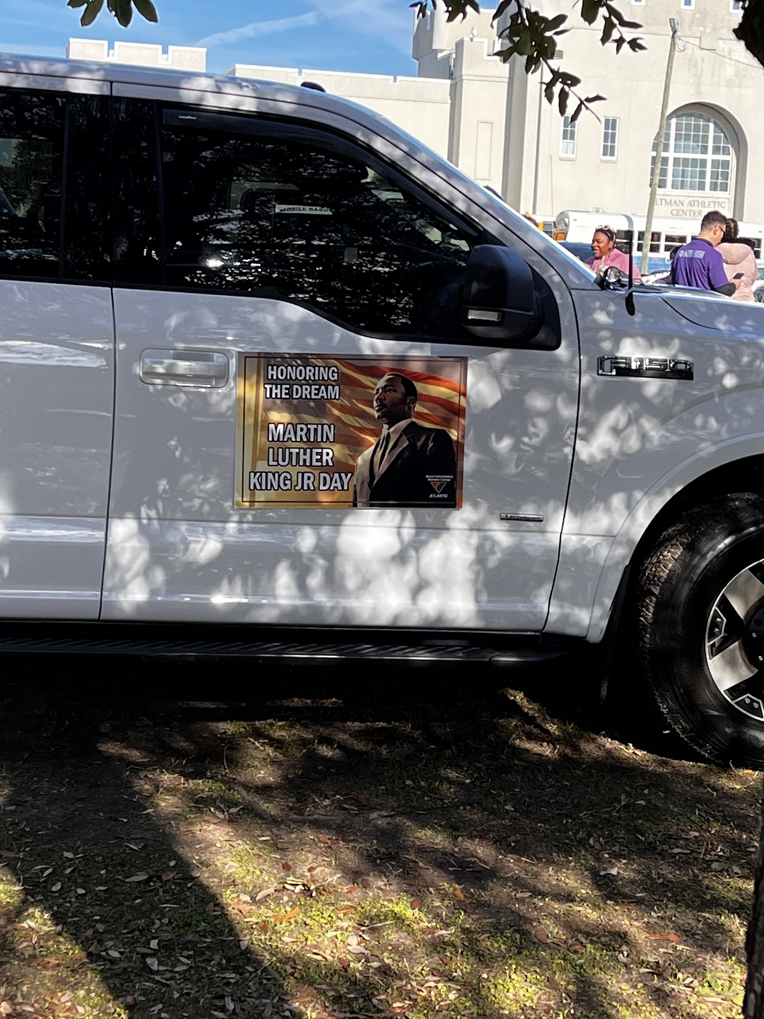 Members of the NIWC Atlantic team gathered in downtown Charleston to participate in the town’s inaugural Dr. Martin Luther King Jr. Parade Jan. 15.