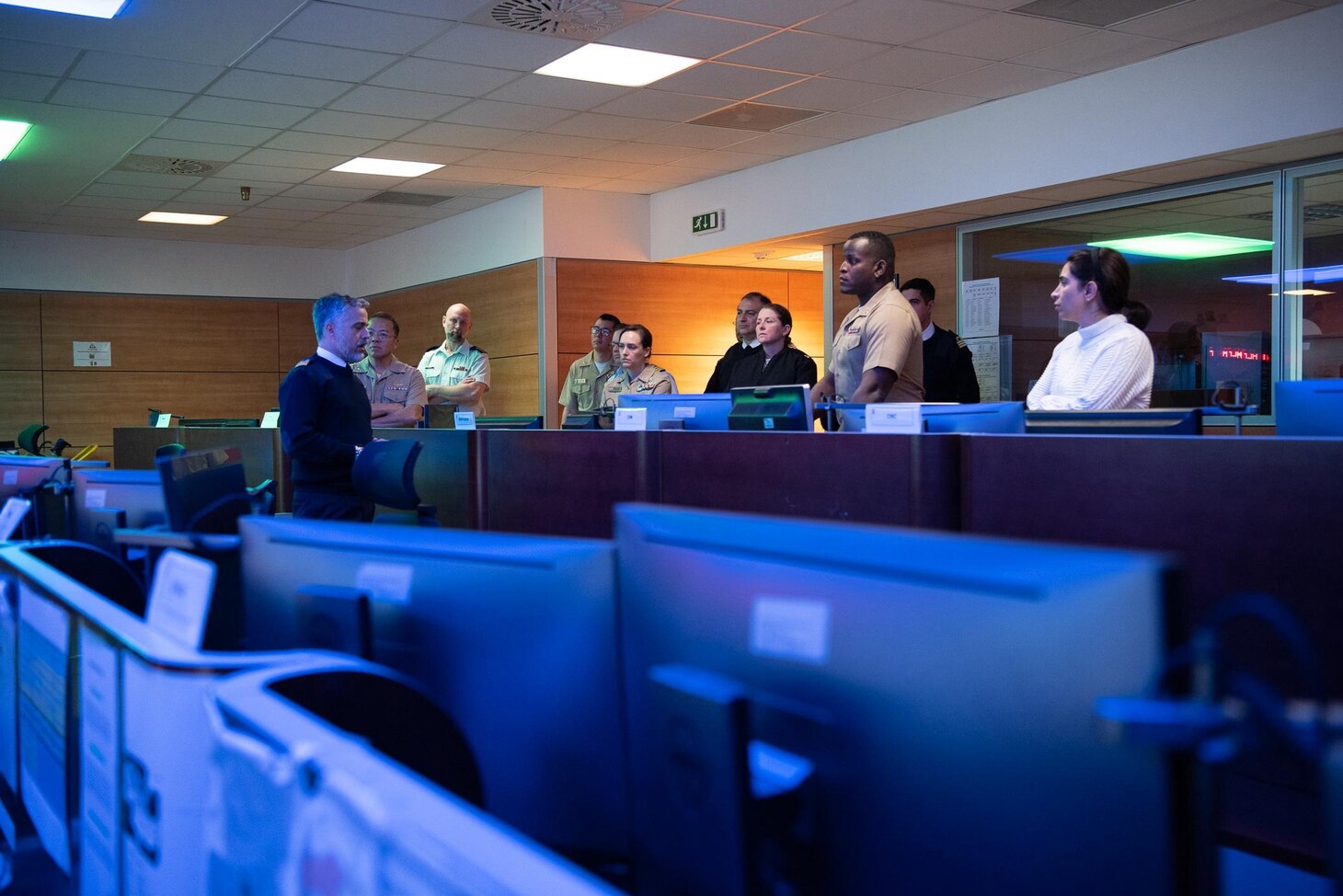 Senior leadership assigned to U.S. 7th Fleet conducted staff talks with members of the Italian Navy’s Commander in Chief Naval Fleet as part of a leadership engagement aboard the Santa Rosa Navy Compound, Jan 11-12. U.S. 7th Fleet is the U.S. Navy's largest forward-deployed numbered fleet, and routinely interacts and operates with allies and partners in preserving a free and open Indo-Pacific region. (Courtesy Photo)