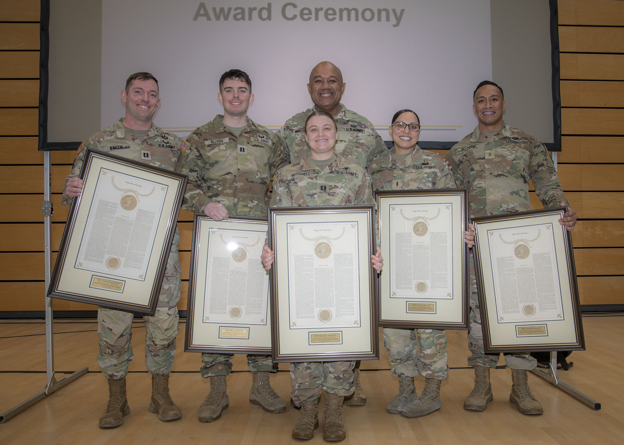 Press Release USAREURAF officers awarded Gen. Douglas MacArthur