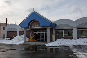 The entrance of Biko-en Children's Care Facility in Shichinohe, Japan, Dec. 20, 2023.