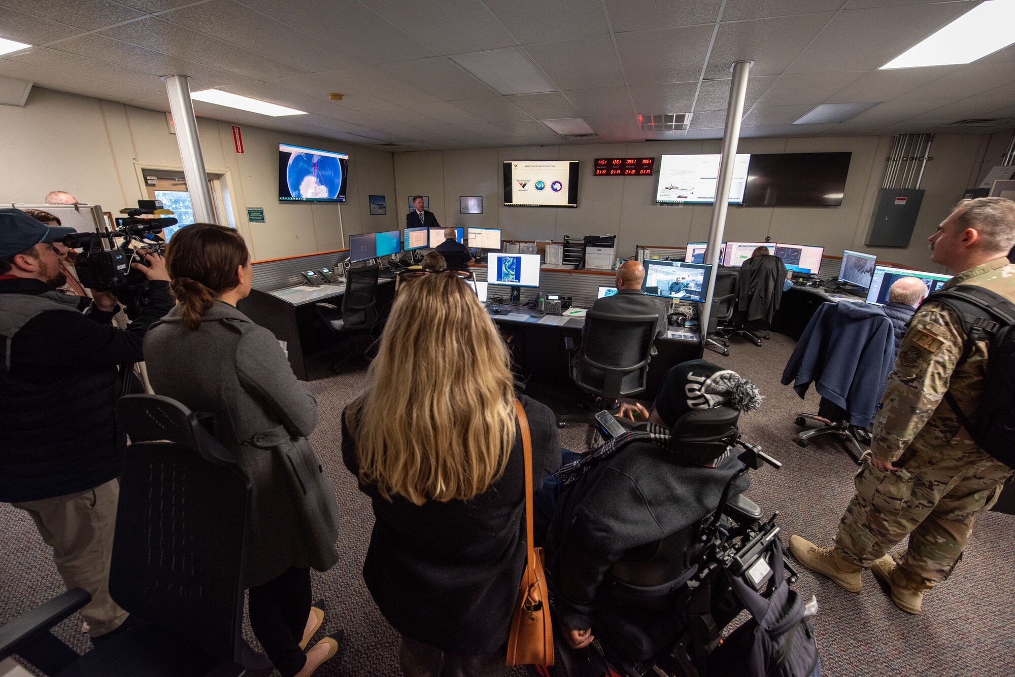 NIWC Atlantic Air Traffic Control (ATC) and Polar Programs opened its doors to local media outlets January 18.