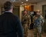 Col. Kenneth McGhee, 91st Missile commander, gives members of the Department of State a tour of training Launch Facility Uniform-01 at Minot Air Force Base, North Dakota, Jan. 18, 2024. During the tour, McGhee showed and explained the mechanics of the launcher closure door, and how it protects a Minute Man III while also having the ability to open swiftly. (U.S. Air Force photo by Senior Airman Evan Lichtenhan)