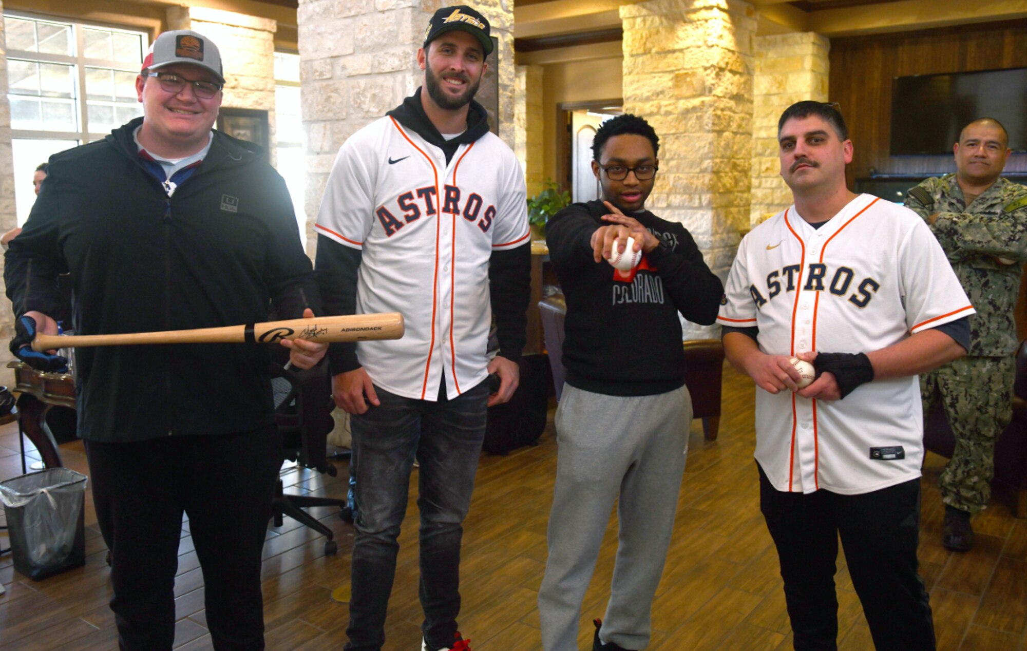 Astros Caravan make stop at JBSA-Fort Sam Houston