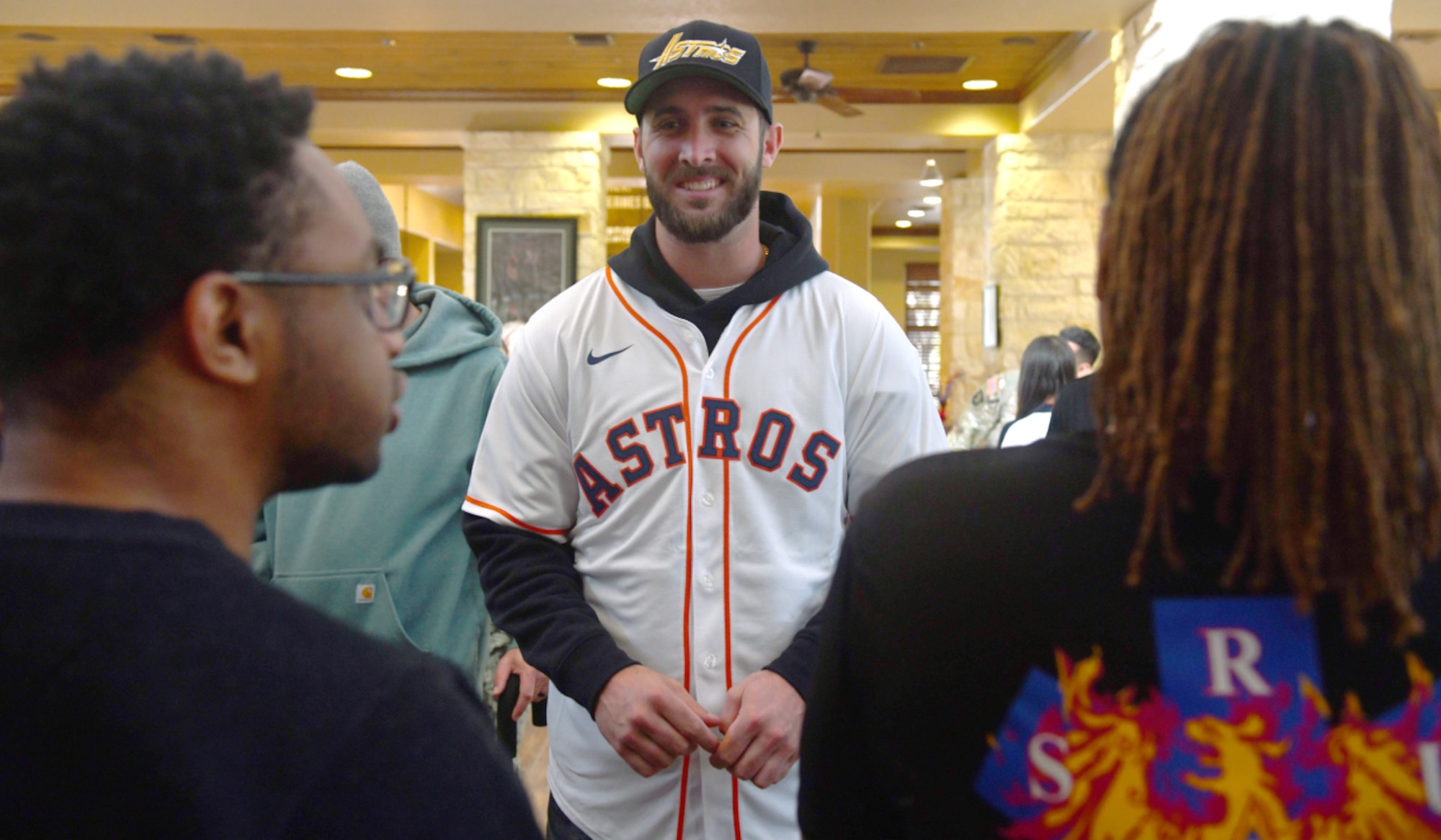 Astros Caravan make stop at JBSA-Fort Sam Houston