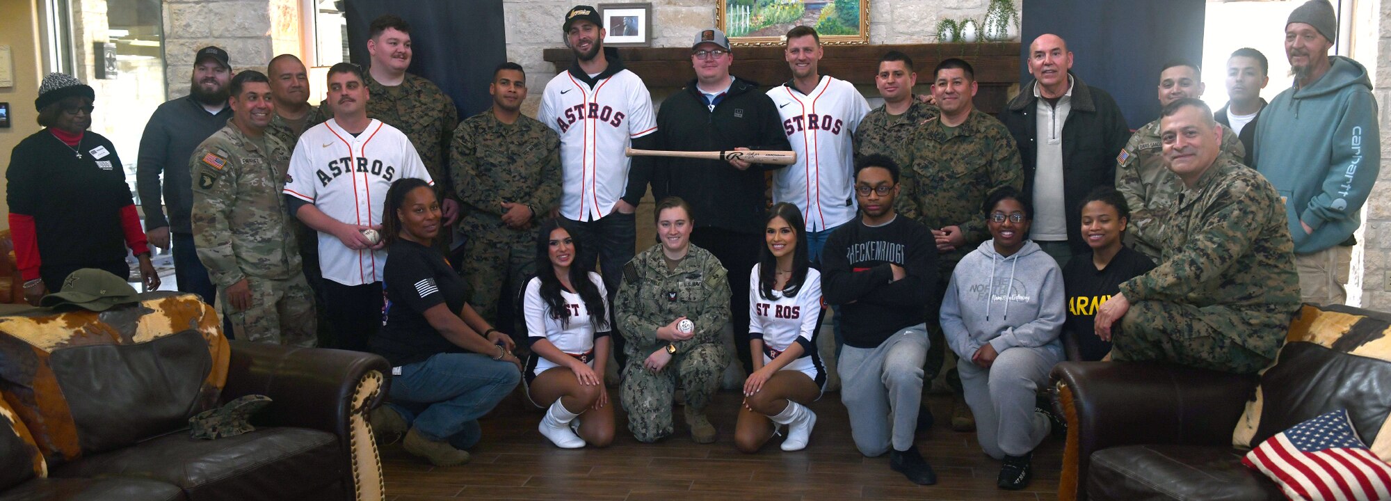 Astros Caravan make stop at JBSA-Fort Sam Houston