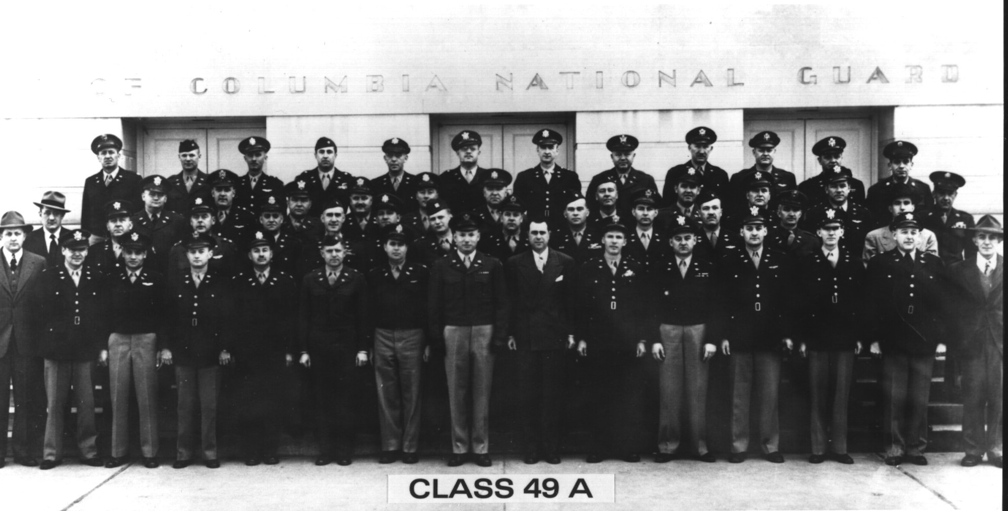 Class 49-A Group Photo: the OSI Training School’s first graduation class.