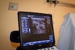 FORT BELVOIR, VA. (January 12, 2024)--
Surgical monitor displays progress of thyroid ablation procedure at the Alexander T. Augusta Military Medical Center January 12, 2024.


(Department of Defense photo by Kyle Harvey)