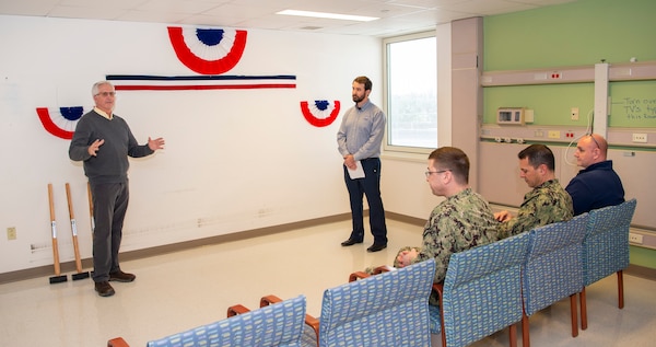 Naval Medical Center Portsmouth (NMCP) welcomed representatives from J&J Worldwide Services, a facilities services government contractor, for an OR (operating room) construction project groundbreaking ceremony, Jan. 18. “They took the final plans that we developed years ago and modified them, met with the staff here, and put a lot of energy in with their design team to create something that will be very useful for medical center down the road,” said Michael Waro, NMCP Base Operations Medical Installations (BOMI) department head and Director of Engineering.