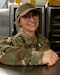 Pennsylvania Air National Guardsman, Tech. Sgt. Aleia Hoffman, poses for a picture in the dining facility at the 171st Air Refueling Wing, near Pittsburgh, Pennsylvania, January 7, 2024. (U.S. Air National Guard photo by Master Sgt. Bryan Hoover)