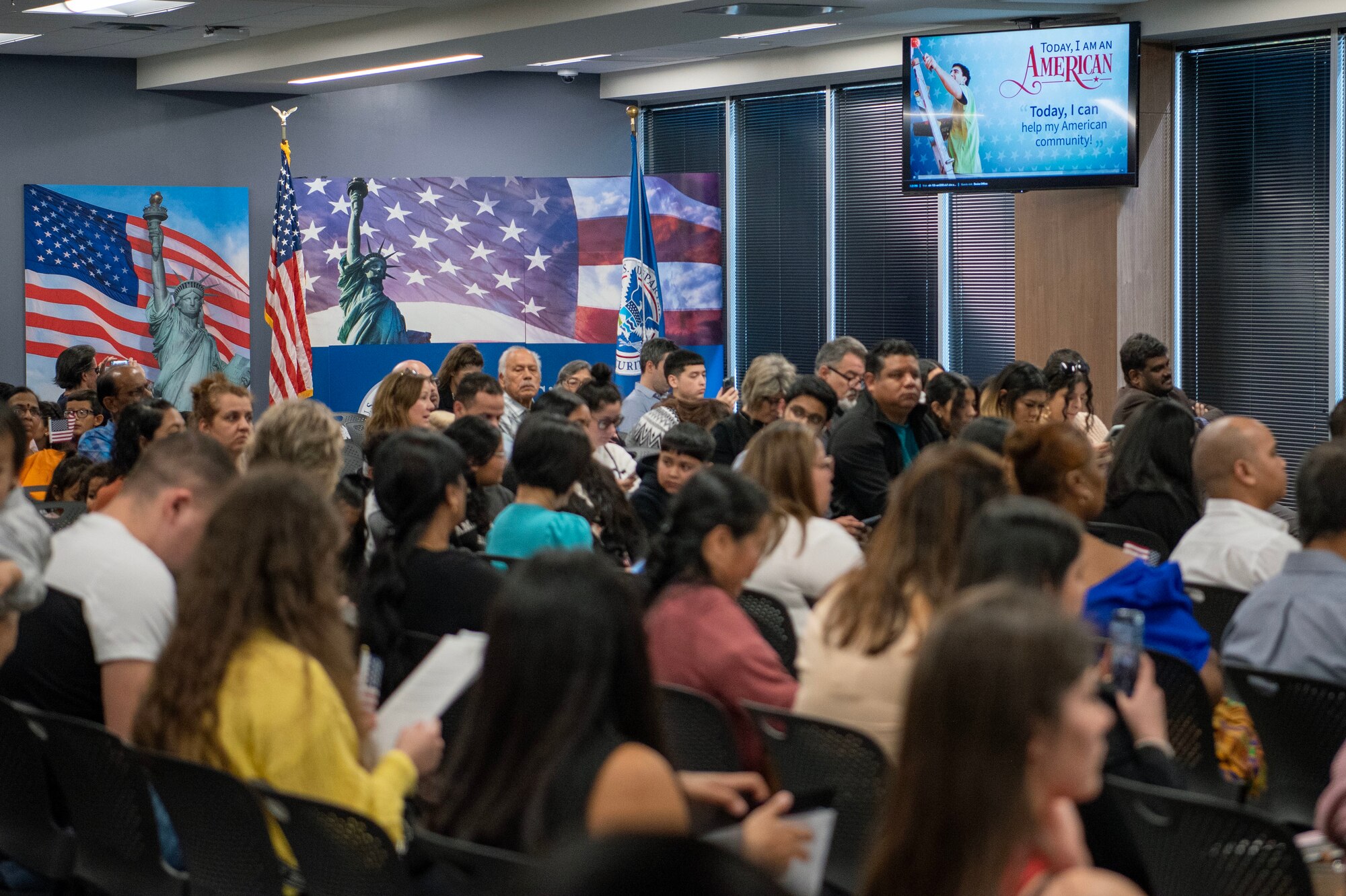 Naturalization ceremony.