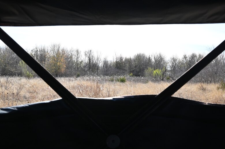 Viewe from hunting blind