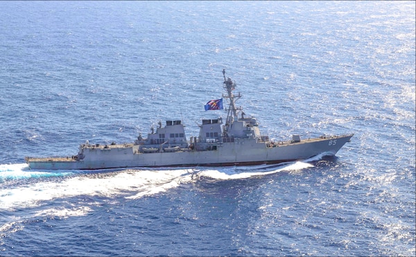 USS McCampbell Aerial Shots