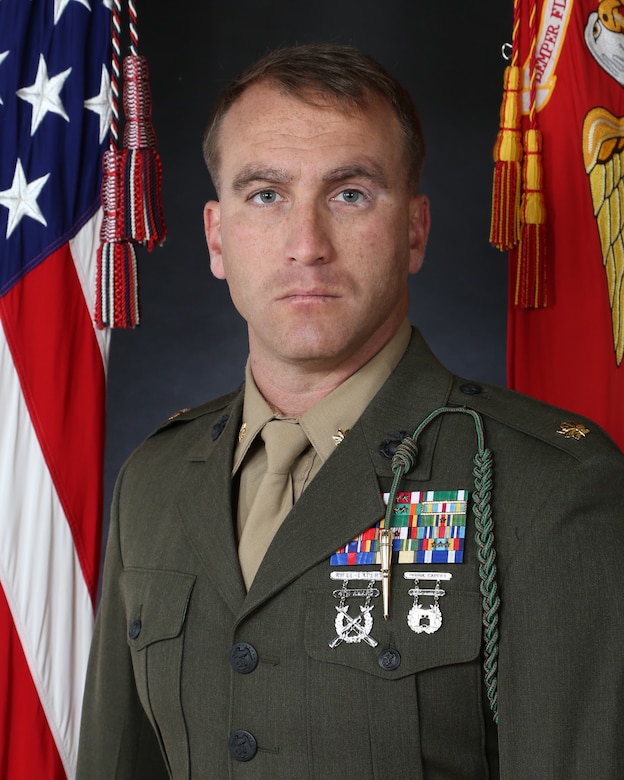 Major Brian D. Hubert, 1st Battalion, 8th Marines executive officer