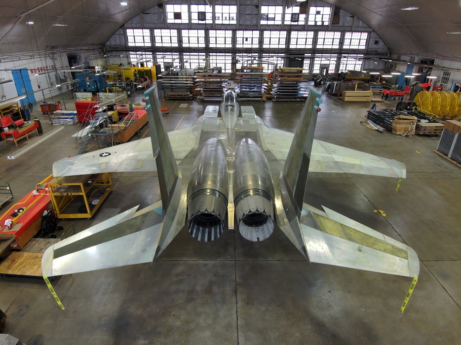 McDonnell Douglas F-15 Streak Eagle in restoration.