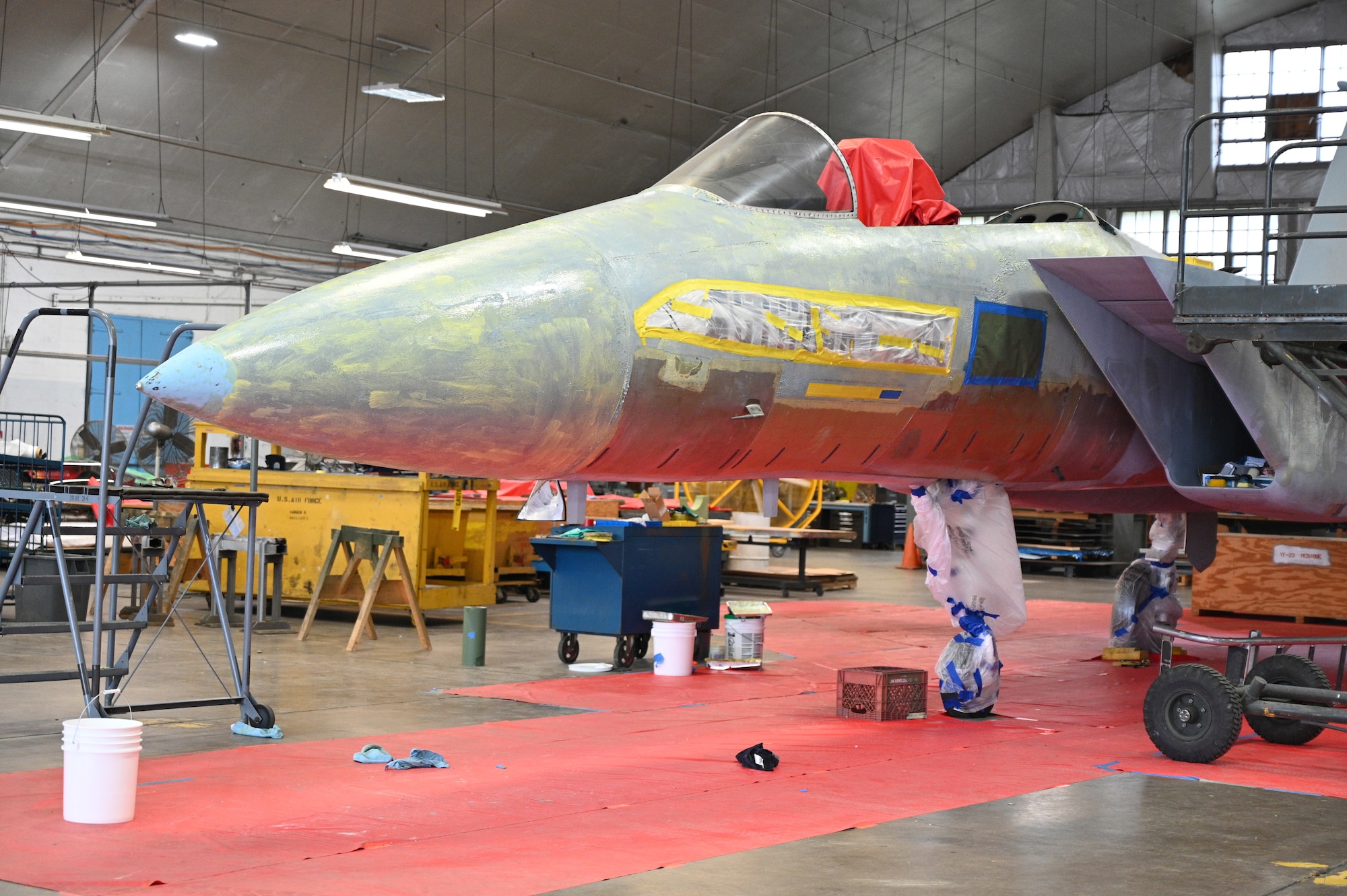 McDonnell Douglas F-15 Streak Eagle restoration.