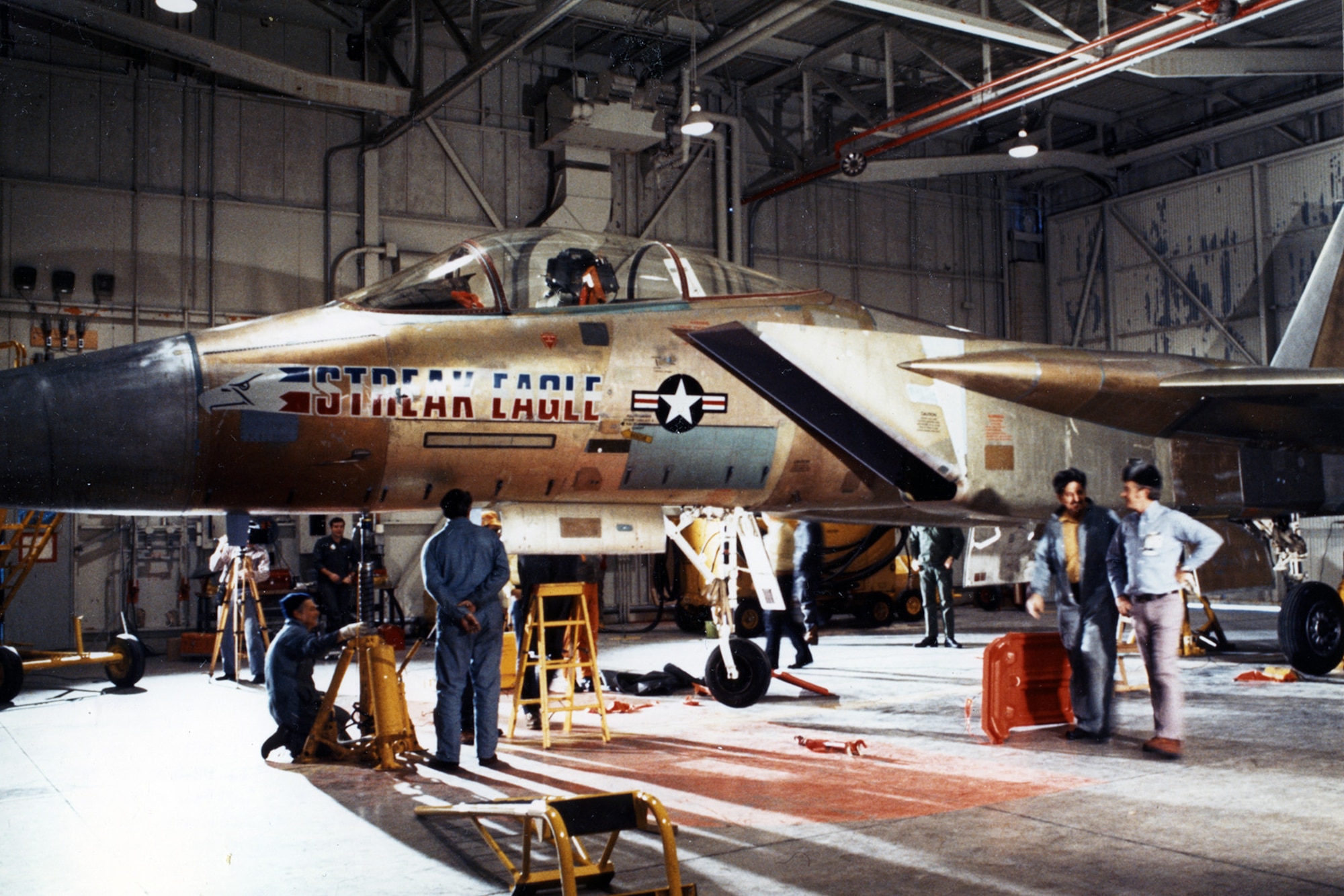 Historic photo of the McDonnell Douglas F-15 Streak Eagle.