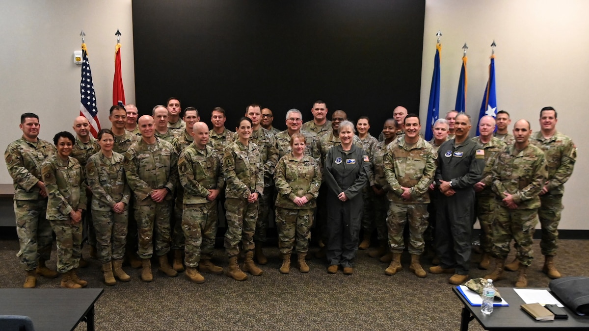 U.S. Air National Guard, ANG, senior leaders in a group photo