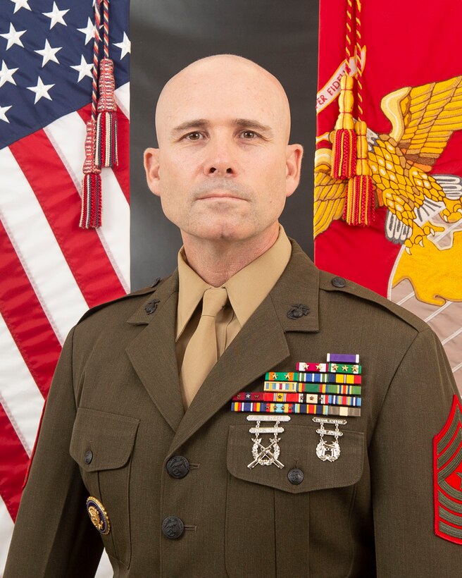 Sergeant Major Joseph Caputo, U.S. Marine Corps. Sergeant Major, Marine Corps Base Hawaii.