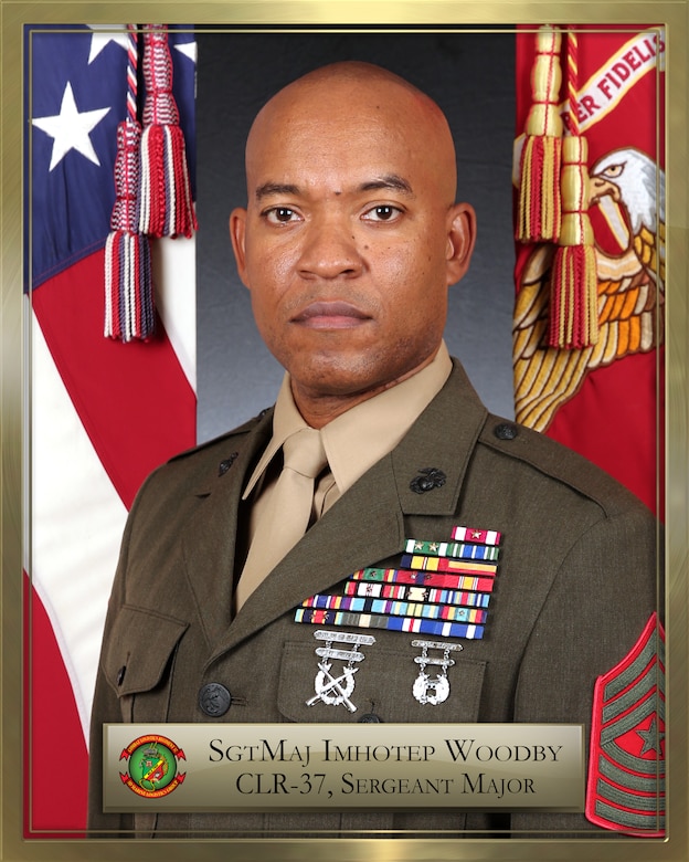 SgtMaj Woodby Command Board Photo