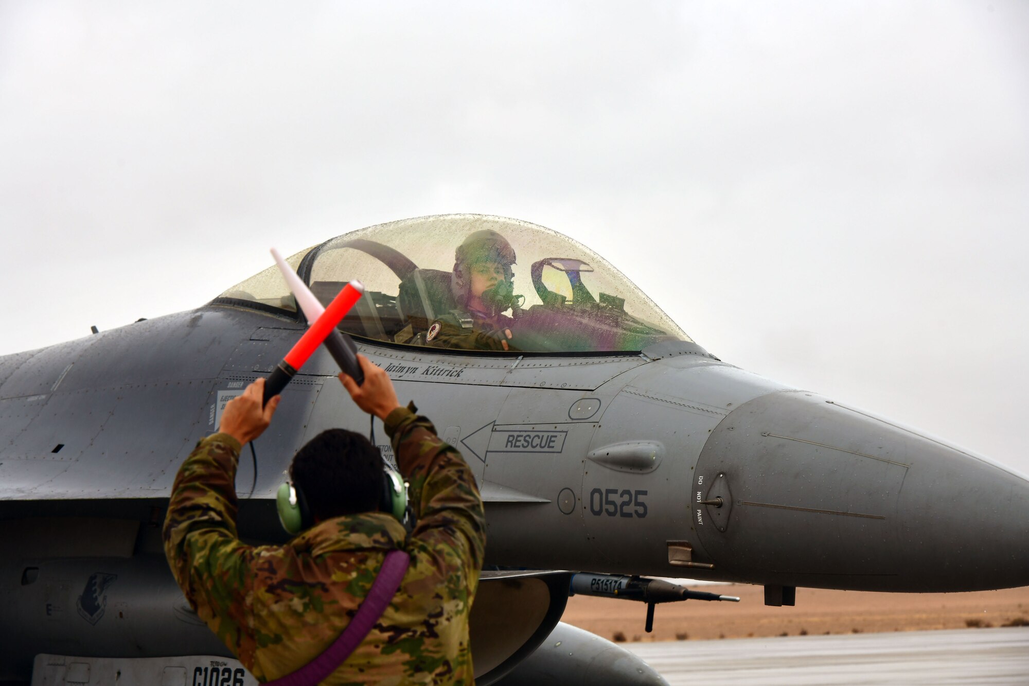 marshaling a jet