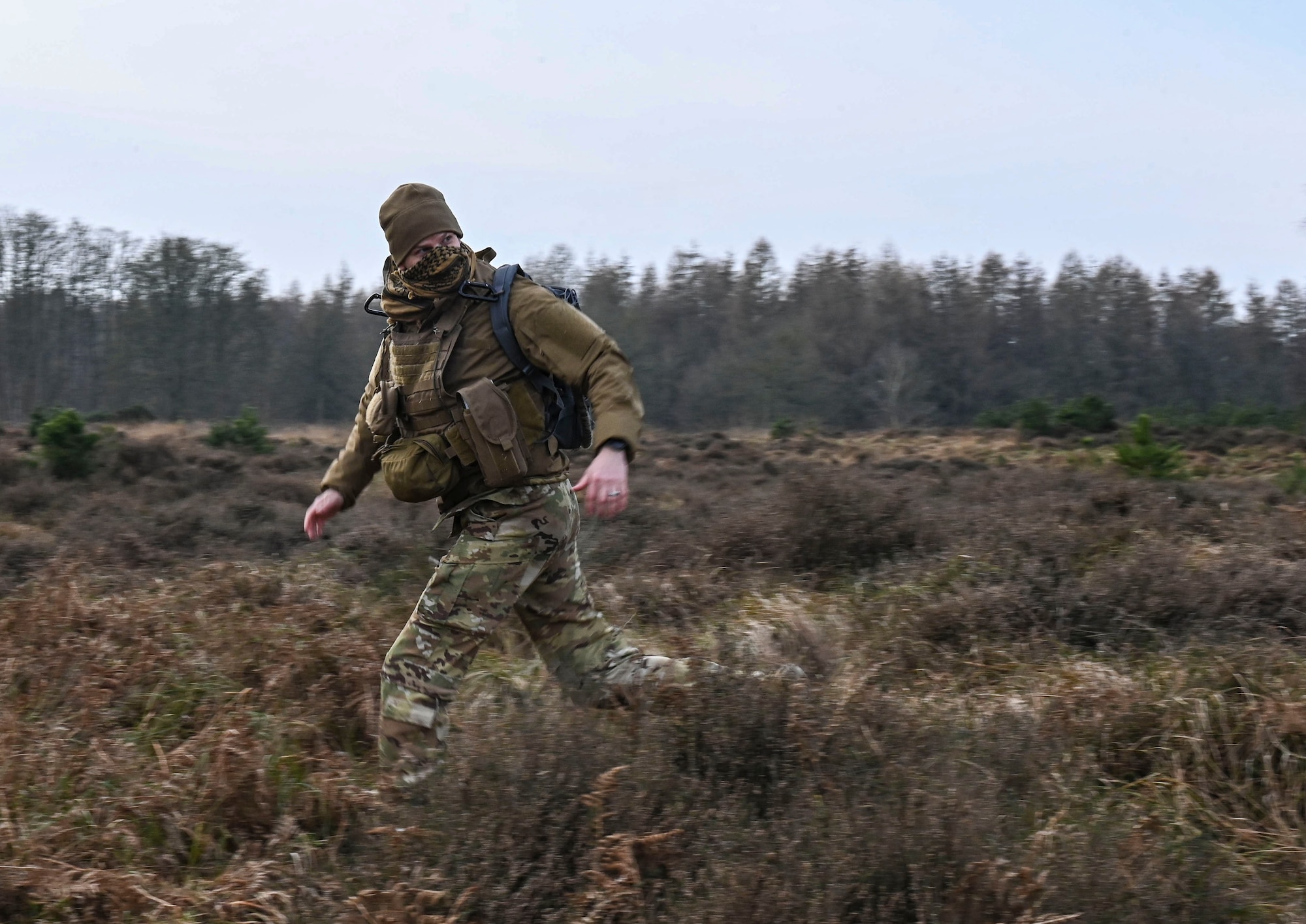 Airmen applied evasion movements and survival techniques to regroup with their team at their target destination.