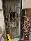 Power panels being installed.