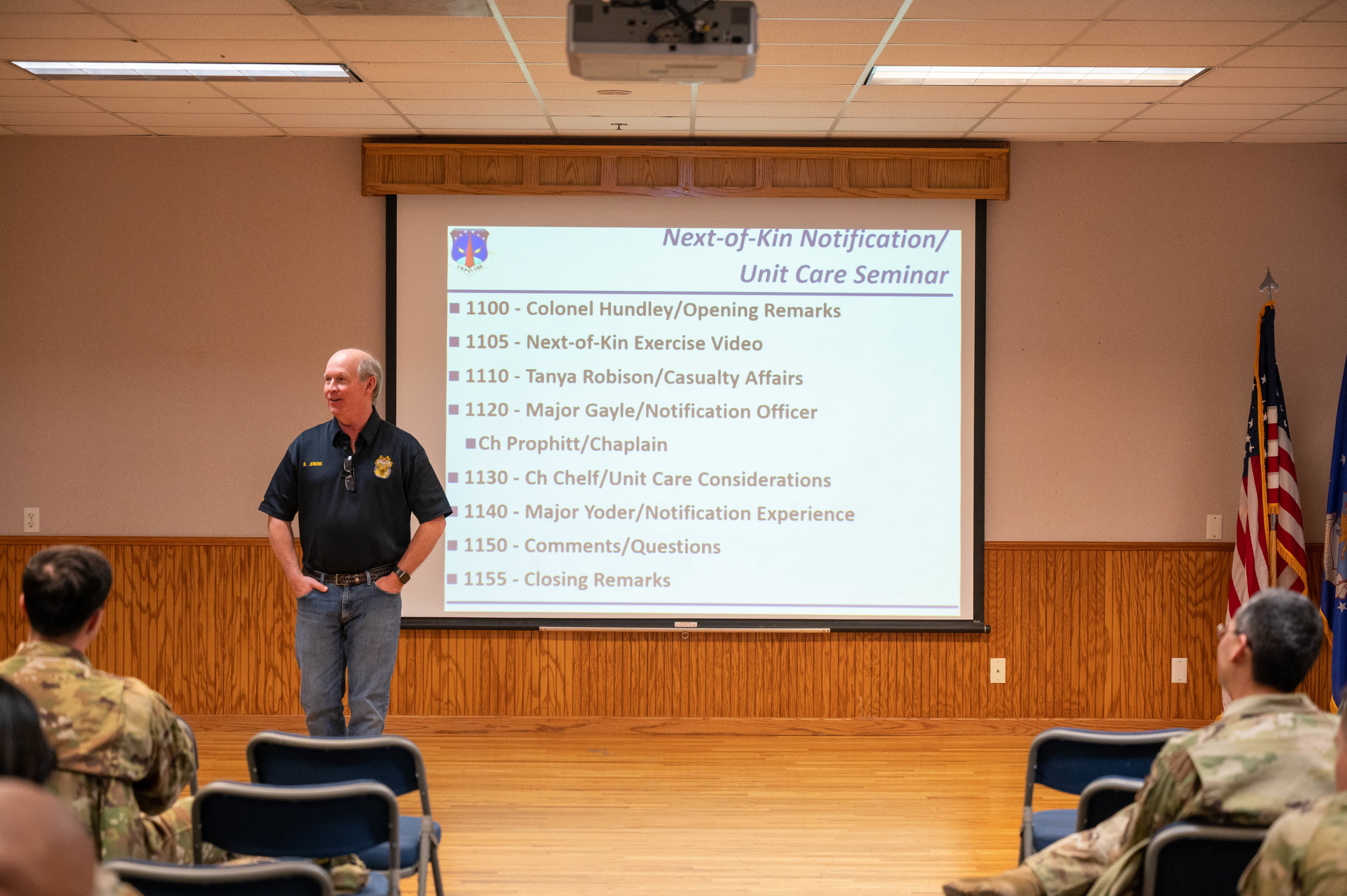 Mighty Ninety holds Next-of-Kin notification training > F.E. Warren Air ...