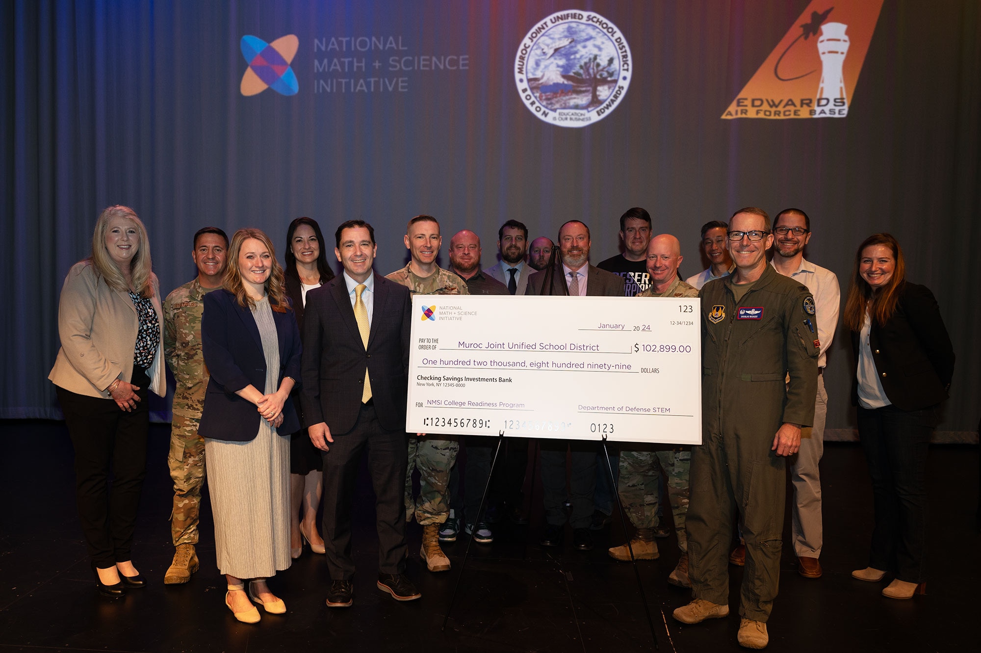 The National Math and Science Initiative (NMSI) is launching its College Readiness Program (CRP) in partnership with Muroc Joint Unified School District (Muroc JUSD), which serves Edwards Air Force Base.