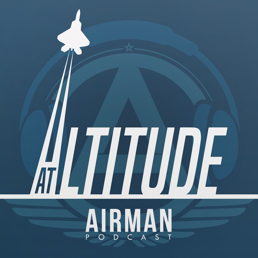 Logo for the Official Podcast of Airman Magazine