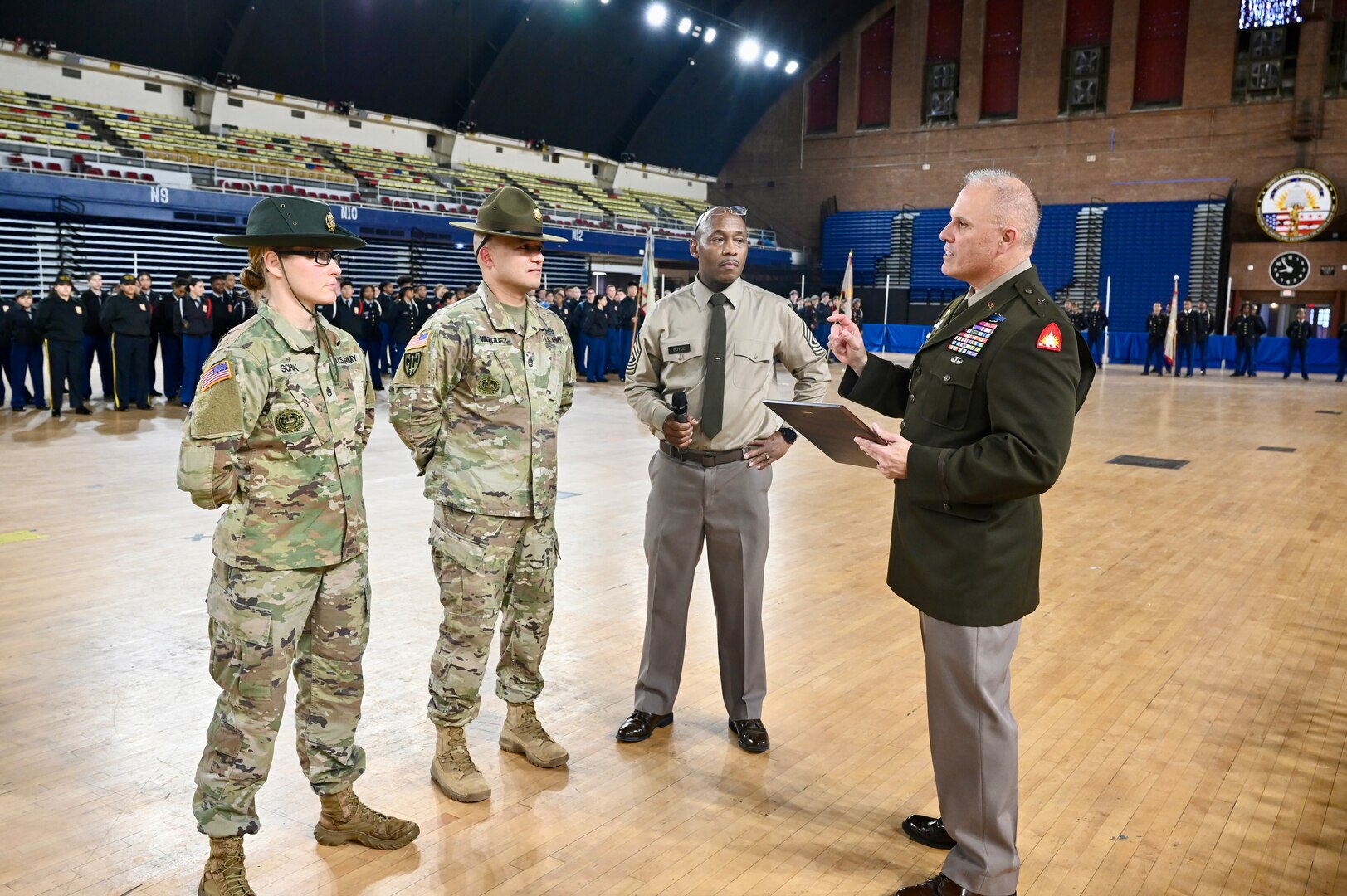 Junior Reserve Officers' Training Corps (JROTC) teams from a dozen D.C. metropolitan area schools competed in the 2024 JROTC “Best of the Best” Drill Competition at the D.C. Armory, Jan. 27, 2024. The regional qualifier is a collaboration between D.C. Public Schools, D.C. Government Operations, and the D.C. National Guard.