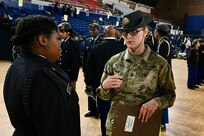 Junior Reserve Officers' Training Corps (JROTC) teams from a dozen D.C. metropolitan area schools competed in the 2024 JROTC “Best of the Best” Drill Competition at the D.C. Armory, Jan. 27, 2024. The regional qualifier is a collaboration between D.C. Public Schools, D.C. Government Operations, and the D.C. National Guard.