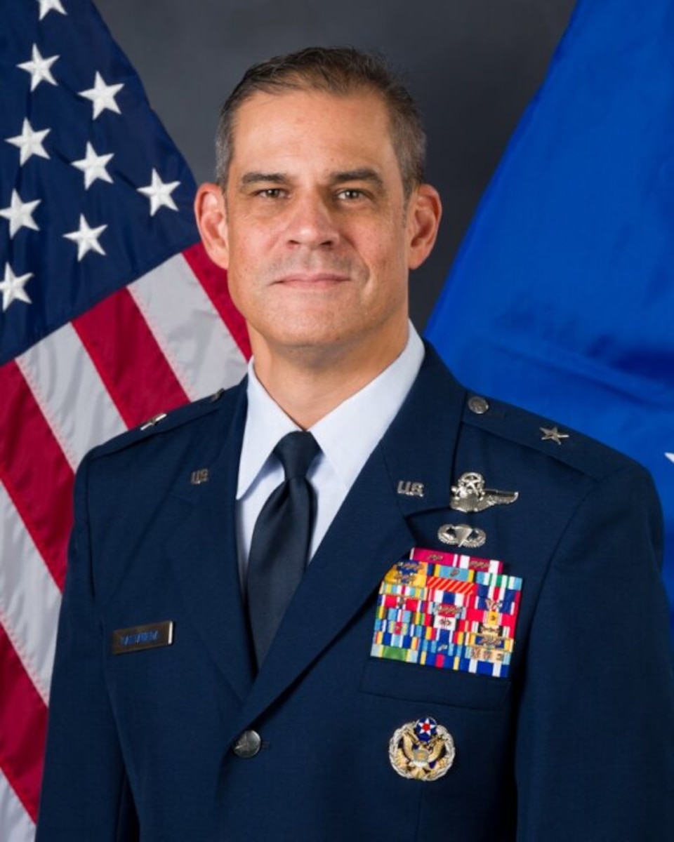 Official photo of Brig. Gen. David M. Castaneda.